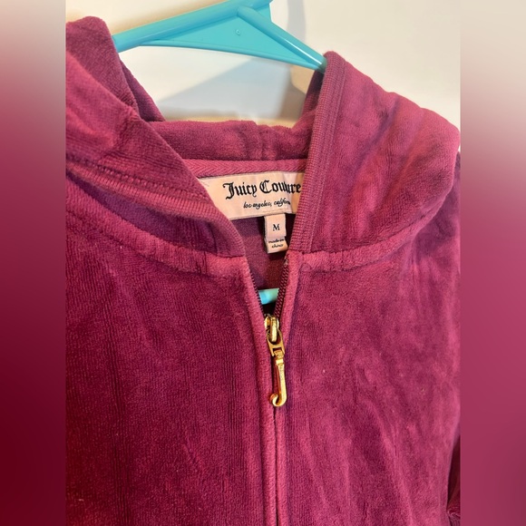 Juicy Couture Deep Purple Velour Jacket - Picture 3 of 6